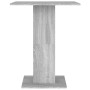 Mesa de bistró madera contrachapada gris Sonoma 60x60x75 cm de vidaXL, Mesas de cocina y de comedor - Ref: Foro24-815103, Pre...