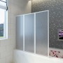 Shower screen with 3 folding panels, 141 x 130 cm by vidaXL, shower doors - Ref: Foro24-140785, Price: 128,80 €, Discount: %