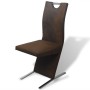 Dining chairs 2 units brown fabric by vidaXL, dining chairs - Ref: Foro24-242762, Price: 196,25 €, Discount: %