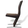 Dining chairs 2 units brown fabric by vidaXL, dining chairs - Ref: Foro24-242762, Price: 196,25 €, Discount: %