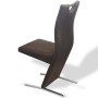 Dining chairs 2 units brown fabric by vidaXL, dining chairs - Ref: Foro24-242762, Price: 196,25 €, Discount: %