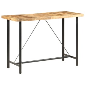 Mesa de bar madera maciza de mango rugosa 150x70x107 cm de vidaXL, Mesas de cocina y de comedor - Ref: Foro24-286612, Precio:...