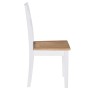 Dining chairs 4 units solid white rubber wood by vidaXL, dining chairs - Ref: Foro24-245369, Price: 211,54 €, Discount: %