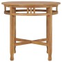 Solid teak wood dining table Ø 80 cm by vidaXL, Kitchen and dining tables - Ref: Foro24-49427, Price: 220,84 €, Discount: %