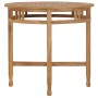 Solid teak wood dining table Ø 80 cm by vidaXL, Kitchen and dining tables - Ref: Foro24-49427, Price: 220,84 €, Discount: %