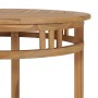 Solid teak wood dining table Ø 80 cm by vidaXL, Kitchen and dining tables - Ref: Foro24-49427, Price: 220,84 €, Discount: %