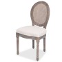 Dining chairs 2 units cream fabric by vidaXL, dining chairs - Ref: Foro24-244089, Price: 293,84 €, Discount: %