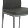 Dining chairs 4 units gray synthetic leather by vidaXL, dining chairs - Ref: Foro24-246186, Price: 147,99 €, Discount: %