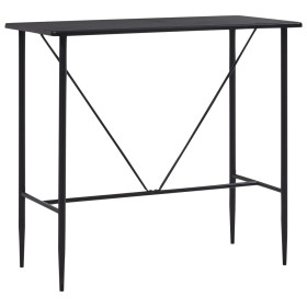 Black MDF kitchen high table 120x60x110 cm by vidaXL, Kitchen and dining tables - Ref: Foro24-281546, Price: 142,28 €, Discou...