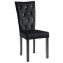 Dining chairs 4 units black velvet by vidaXL, dining chairs - Ref: Foro24-246487, Price: 335,22 €, Discount: %