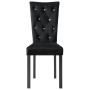 Dining chairs 4 units black velvet by vidaXL, dining chairs - Ref: Foro24-246487, Price: 335,22 €, Discount: %