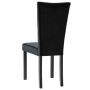 Sillas de comedor 4 unidades terciopelo negro de vidaXL, Sillas de comedor - Ref: Foro24-246487, Precio: 335,22 €, Descuento: %