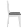 Dining chairs with white solid wood cushions 2 units by vidaXL, dining chairs - Ref: Foro24-247636, Price: 111,66 €, Discount: %