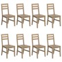 Dining chairs 8 units solid acacia wood by vidaXL, dining chairs - Ref: Foro24-3106440, Price: 572,05 €, Discount: %