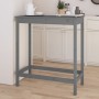 High bar table in solid gray pine wood 100x50x110 cm by vidaXL, Kitchen and dining tables - Ref: Foro24-822154, Price: 91,90 ...