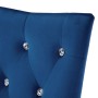 Sillas de comedor 2 unidades terciopelo azul oscuro de vidaXL, Sillas de comedor - Ref: Foro24-246490, Precio: 159,99 €, Desc...