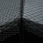 Black synthetic rattan corner bar table 100x50x105 cm by vidaXL, Kitchen and dining tables - Ref: Foro24-313481, Price: 292,3...