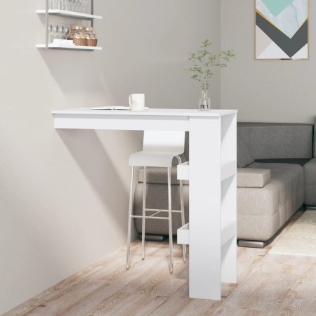 Wall-mounted bar table made of white plywood, 102x45x103.5cm by vidaXL, Kitchen and dining tables - Ref: Foro24-811787, Price...