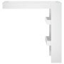 Mesa de bar de pared madera contrachapada blanco 102x45x103,5cm de vidaXL, Mesas de cocina y de comedor - Ref: Foro24-811787,...