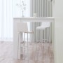 Wall-mounted bar table made of white plywood, 102x45x103.5cm by vidaXL, Kitchen and dining tables - Ref: Foro24-811787, Price...