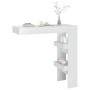 Mesa de bar de pared madera contrachapada blanco 102x45x103,5cm de vidaXL, Mesas de cocina y de comedor - Ref: Foro24-811787,...