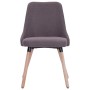 Dining chairs 2 units taupe gray fabric by vidaXL, dining chairs - Ref: Foro24-283634, Price: 146,99 €, Discount: %