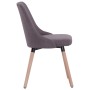 Dining chairs 2 units taupe gray fabric by vidaXL, dining chairs - Ref: Foro24-283634, Price: 146,99 €, Discount: %