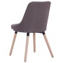 Dining chairs 2 units taupe gray fabric by vidaXL, dining chairs - Ref: Foro24-283634, Price: 146,99 €, Discount: %