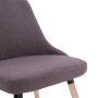 Dining chairs 2 units taupe gray fabric by vidaXL, dining chairs - Ref: Foro24-283634, Price: 146,99 €, Discount: %