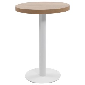 Hellbrauner MDF-Bistrotisch 60 cm von vidaXL, Küchen- und Esstische - Ref: Foro24-286420, Preis: 99,83 €, Rabatt: %