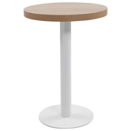 Mesa de bistró MDF marrón claro 60 cm de vidaXL, Mesas de cocina y de comedor - Ref: Foro24-286420, Precio: 99,83 €, Descuent...