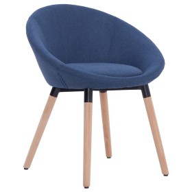 Blue fabric dining chair by vidaXL, dining chairs - Ref: Foro24-283433, Price: 88,99 €, Discount: %