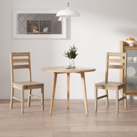 Dining chairs 2 units solid acacia wood by vidaXL, dining chairs - Ref: Foro24-246005, Price: 172,20 €, Discount: %