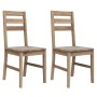 Dining chairs 2 units solid acacia wood by vidaXL, dining chairs - Ref: Foro24-246005, Price: 172,20 €, Discount: %