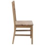 Dining chairs 2 units solid acacia wood by vidaXL, dining chairs - Ref: Foro24-246005, Price: 172,20 €, Discount: %