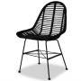 Dining chairs 2 units black natural rattan by vidaXL, dining chairs - Ref: Foro24-244571, Price: 186,33 €, Discount: %