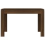 Mesa de comedor madera de ingeniería marrón roble 120x60x76 cm de vidaXL, Mesas de cocina y de comedor - Ref: Foro24-815389, ...