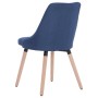 Sillas de comedor 2 unidades tela azul de vidaXL, Sillas de comedor - Ref: Foro24-283629, Precio: 121,99 €, Descuento: %