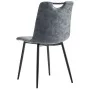 Dining chairs 4 units black synthetic leather by vidaXL, dining chairs - Ref: Foro24-282608, Price: 246,48 €, Discount: %