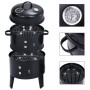 Charcoal smoker barbecue 3 in 1 40x80 cm by vidaXL, Barbecues - Ref: Foro24-46613, Price: 79,96 €, Discount: %