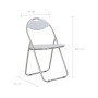 Folding dining chairs 6 units white synthetic leather by vidaXL, dining chairs - Ref: Foro24-284409, Price: 128,67 €, Discoun...