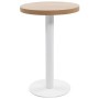 Light brown MDF bistro table 50 cm by vidaXL, Kitchen and dining tables - Ref: Foro24-286417, Price: 97,36 €, Discount: %