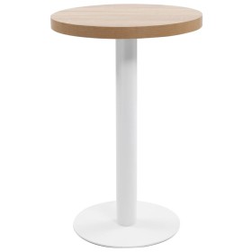 Hellbrauner MDF-Bistrotisch 50 cm von vidaXL, Küchen- und Esstische - Ref: Foro24-286417, Preis: 97,36 €, Rabatt: %