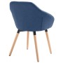 Blue fabric dining chair by vidaXL, dining chairs - Ref: Foro24-283453, Price: 99,07 €, Discount: %