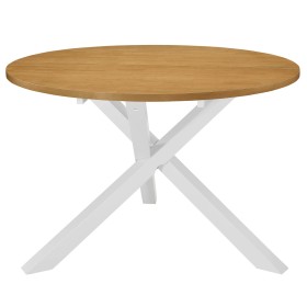 White dining table 120x75 cm MDF by vidaXL, Kitchen and dining tables - Ref: Foro24-247631, Price: 249,57 €, Discount: %