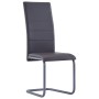 Cantilever dining chairs 4 units gray synthetic leather by vidaXL, dining chairs - Ref: Foro24-281684, Price: 202,47 €, Disco...