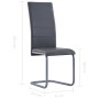 Cantilever dining chairs 4 units gray synthetic leather by vidaXL, dining chairs - Ref: Foro24-281684, Price: 202,47 €, Disco...