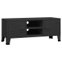 Mueble de TV industrial metal negro 105x35x42 cm de vidaXL, Muebles TV - Ref: Foro24-339618, Precio: 104,47 €, Descuento: %