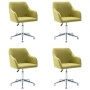 Swivel dining chairs 4 units green fabric by vidaXL, dining chairs - Ref: Foro24-278437, Price: 244,99 €, Discount: %