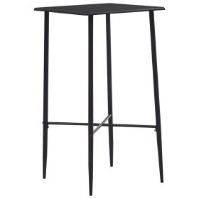 Black MDF kitchen high table 60x60x111 cm by vidaXL, Kitchen and dining tables - Ref: Foro24-281549, Price: 106,06 €, Discoun...